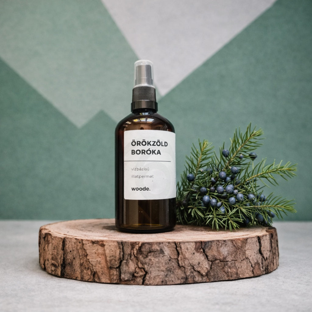 örökzöld boroka illatpermet friss, zöld lakasillatosito spray